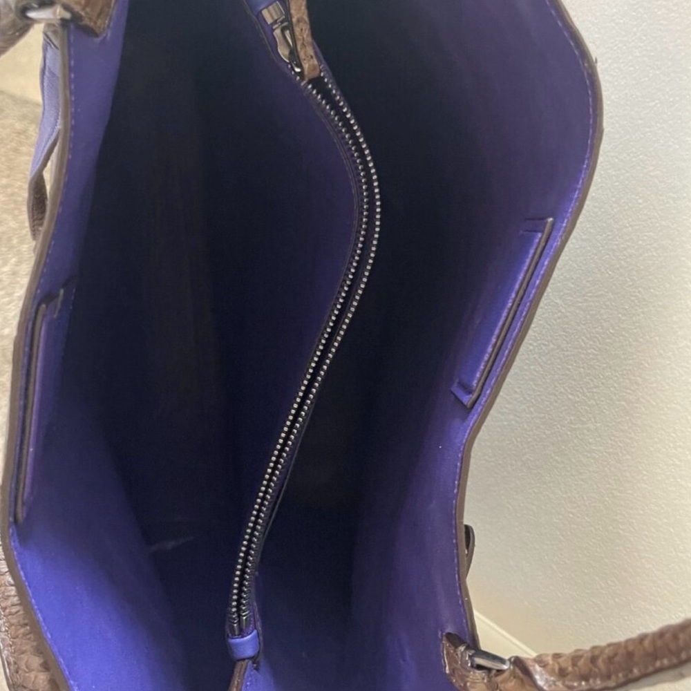 Coach Brown Textured Borough Bag - Picture 4 of 7